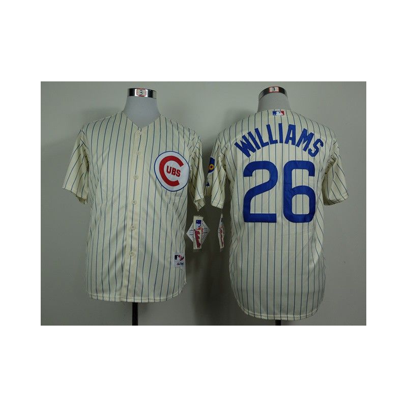 Cheap Billy Williams Cubs Jersey From China #26 Cream 1969 Turn Back the Clock