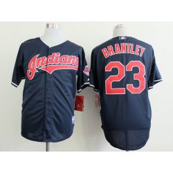 Cheap Michael Brantley Indians Jersey From China #23 Blue