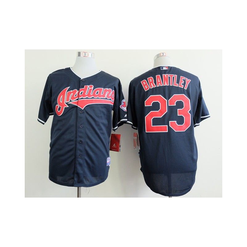 Cheap Michael Brantley Indians Jersey From China #23 Blue Cheap Michael Brantley Indians Jersey From China #23 Blue