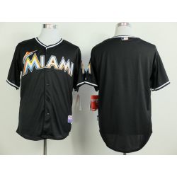 Cheap Marlins Jersey From China Black Blank