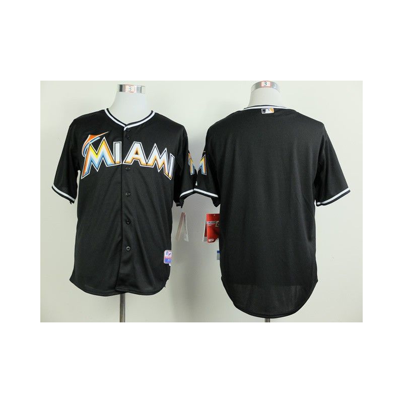 Cheap Marlins Jersey From China Black Blank