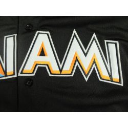 Cheap Marlins Jersey From China Black Blank