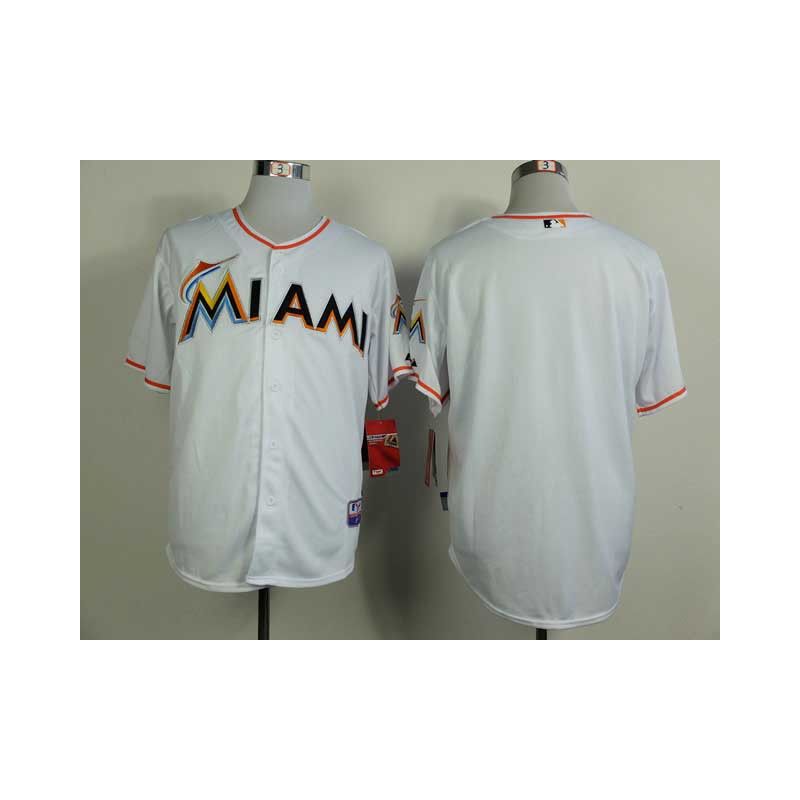 Cheap Marlins Jersey From China White Blank