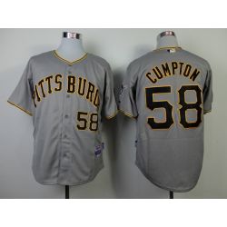 Cheap Brandon Cumpton Pirates Jersey From China #58 Grey