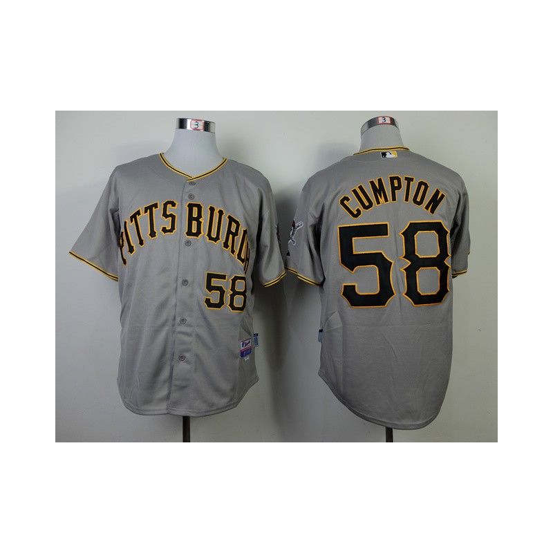 Cheap Brandon Cumpton Pirates Jersey From China #58 Grey Cheap Brandon Cumpton Pirates Jersey From China #58 Grey