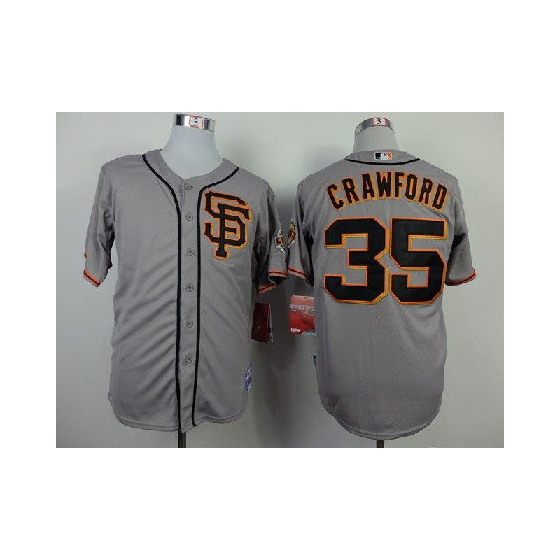 Cheap Brandon Crawford Giants Jersey From China #35 Grey Cheap Brandon Crawford Giants Jersey From China #35 Grey