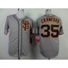 Cheap Brandon Crawford Giants Jersey From China #35 Grey