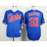 Cheap Greg Maddux Cubs Jersey From China #31 Blue 1994 Turn Back the Clock