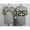 Cheap Gregory Polanco Pirates Jersey From China #25 Grey 1953 Turn Back the Clock