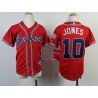 Cheap Chipper Jones Braves Youth Jersey From China #10 Red 2014