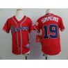 Cheap Andrelton Simmons Braves Youth Jersey From China #19 Red 2014