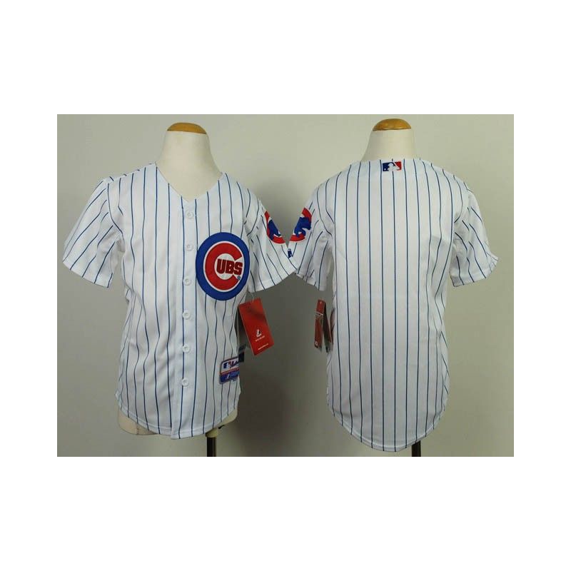 Cheap Cubs Youth Jersey From China White Blank