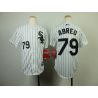 Cheap Jose Abreu White Sox Youth Jersey From China #79 White Black Stripe