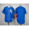 Cheap Royals Youth Jersey From China Blue 2014 new Blank