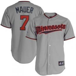 Cheap Joe Mauer Twins Youth Jersey From China #7 Grey