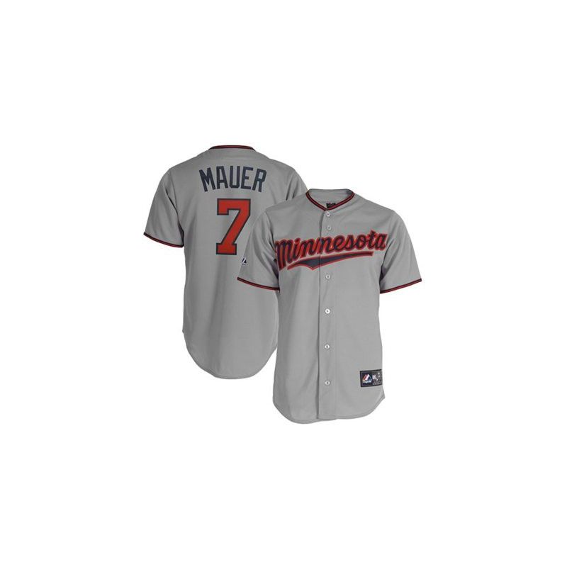 Cheap Joe Mauer Twins Youth Jersey From China #7 Grey