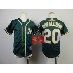 Cheap Josh Donaldson Athletics Youth Jersey From China #20 Green 2014 new