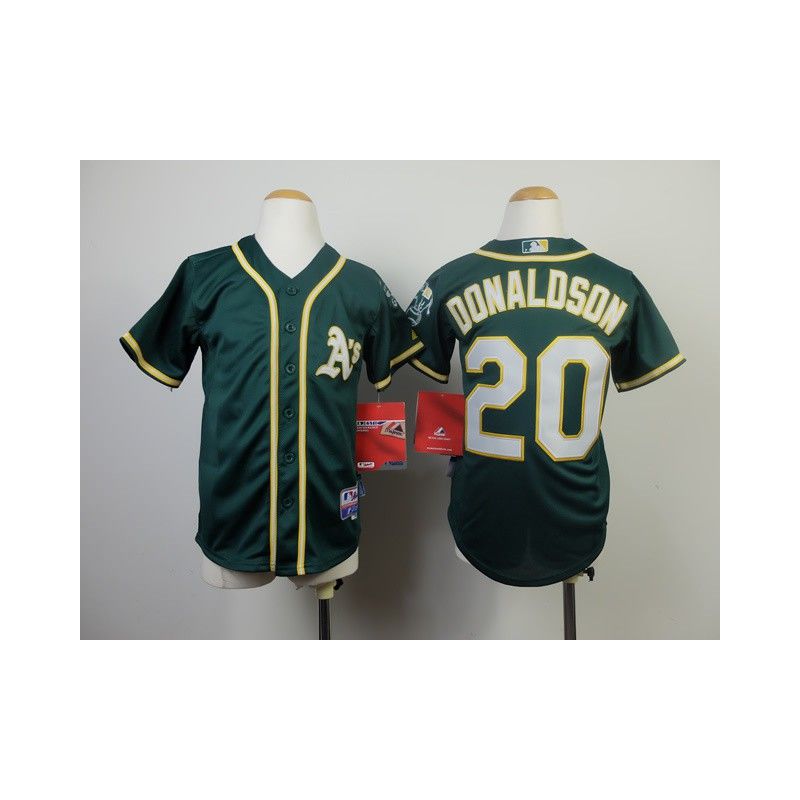 Cheap Josh Donaldson Athletics Youth Jersey From China #20 Green 2014 new