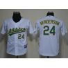 Cheap Rickey Henderson Athletics Youth Jersey From China #24 White