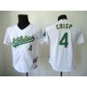 Cheap Coco Crisp Athletics Youth Jersey From China #4 White