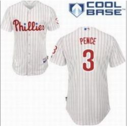 Cheap Hunter Pence Phillies Youth Jersey From China #3 White