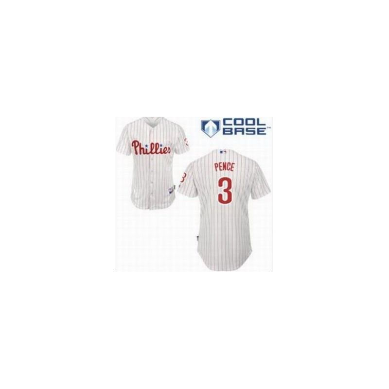 Cheap Hunter Pence Phillies Youth Jersey From China #3 White