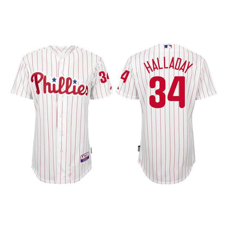 Cheap Roy Halladay Phillies Youth Jersey From China #34 White Cheap Roy Halladay Phillies Youth Jersey From China #34 White