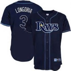 Cheap Evan Longoria Rays Youth Jersey From China #3 Navy