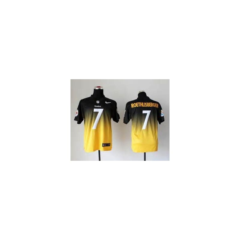 Cheap Ben Roethlisberger Steelers Jersey From China #7 Black-Yellow Drift Fashion Cheap Ben Roethlisberger Steelers Jersey From China #7 Black-Yellow Drift Fashion
