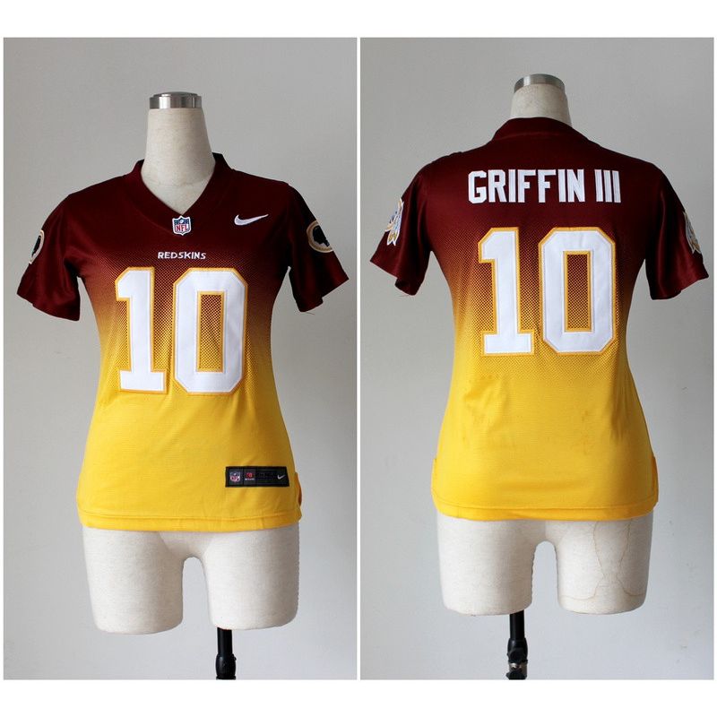 Cheap Robert Griffin III Redskins Woman Jersey From China #10 Red-Yellow Drift Fashion Cheap Robert Griffin III Redskins Woman Jersey From China #10 Red-Yellow Drift Fashion