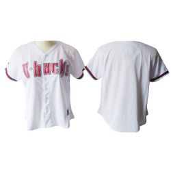 Cheap Diamondbacks Woman Jersey From China White Blank