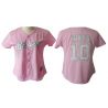 Cheap Chipper Jones Braves Woman Jersey From China #10 Pink