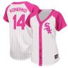 Cheap Paul Konerko White Sox Woman Jersey From China #14 Pink Splash Fashion