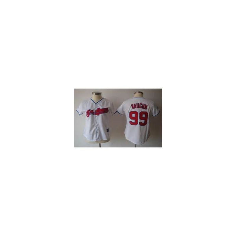 Cheap Ricky Vaughn Indians Woman Jersey From China #99 White Cheap Ricky Vaughn Indians Woman Jersey From China #99 White