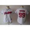 Cheap Ricky Vaughn Indians Woman Jersey From China #99 White