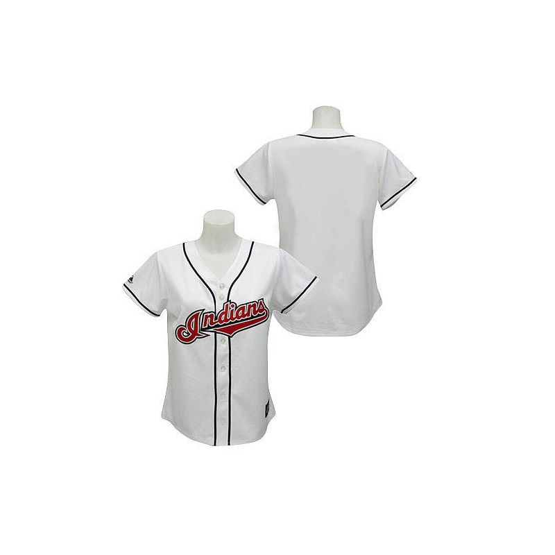 Cheap Indians Woman Jersey From China White Red number Blank Cheap Indians Woman Jersey From China White Red number Blank
