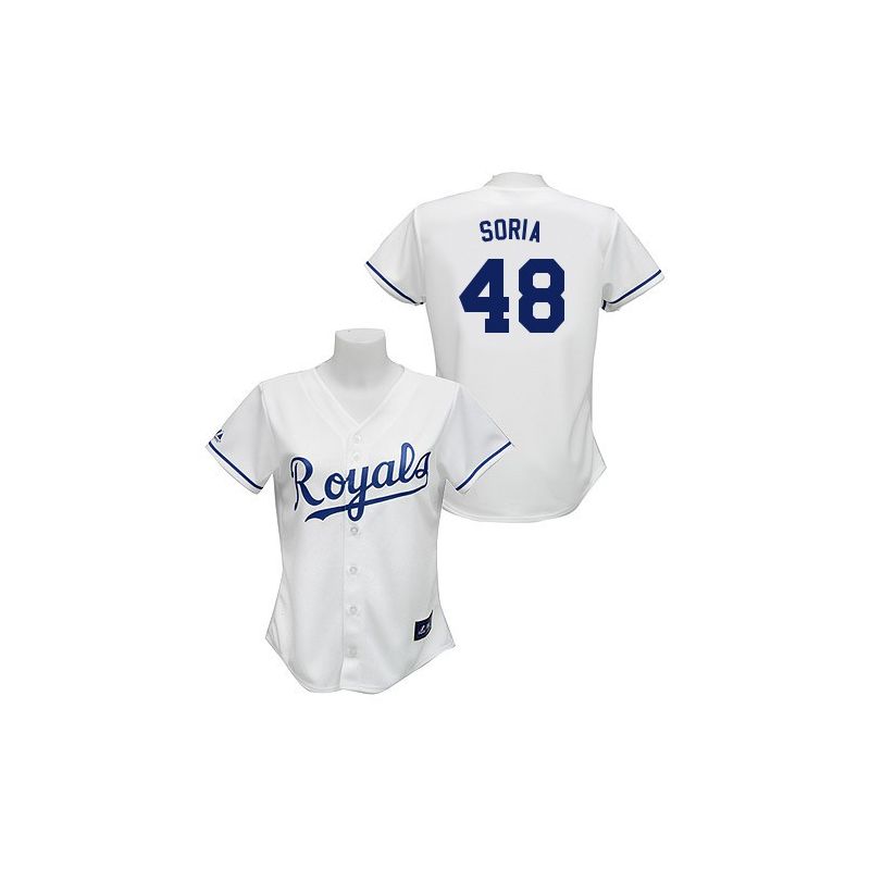 Cheap Joakim Soria Royals Woman Jersey From China #48 White