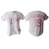 Cheap Danny Valencia Twins Woman Jersey From China #19 White Pink Strip