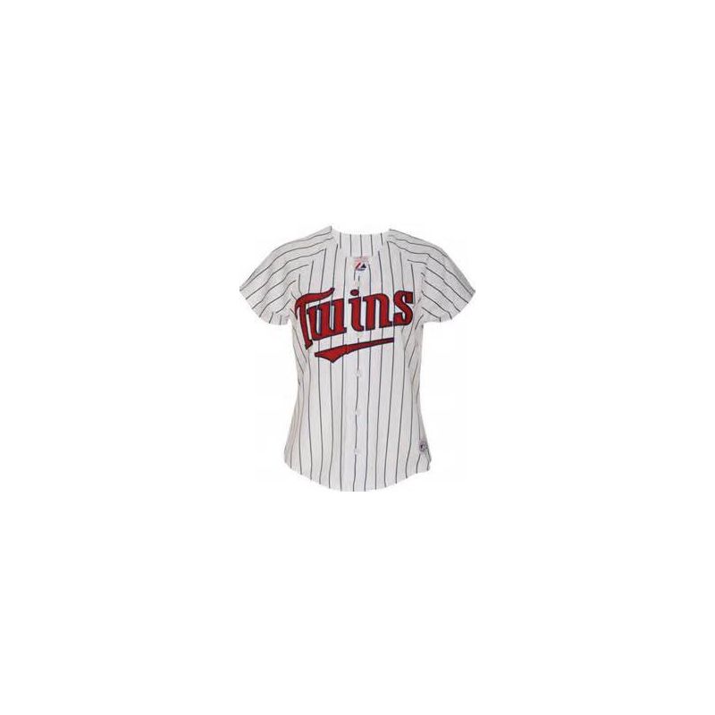 Cheap Twins Woman Jersey From China White Blue strip Blank