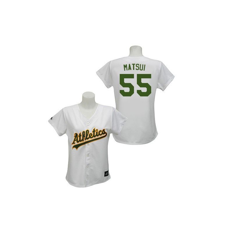 Cheap Hideki Matsui Athletics Woman Jersey From China #55 White