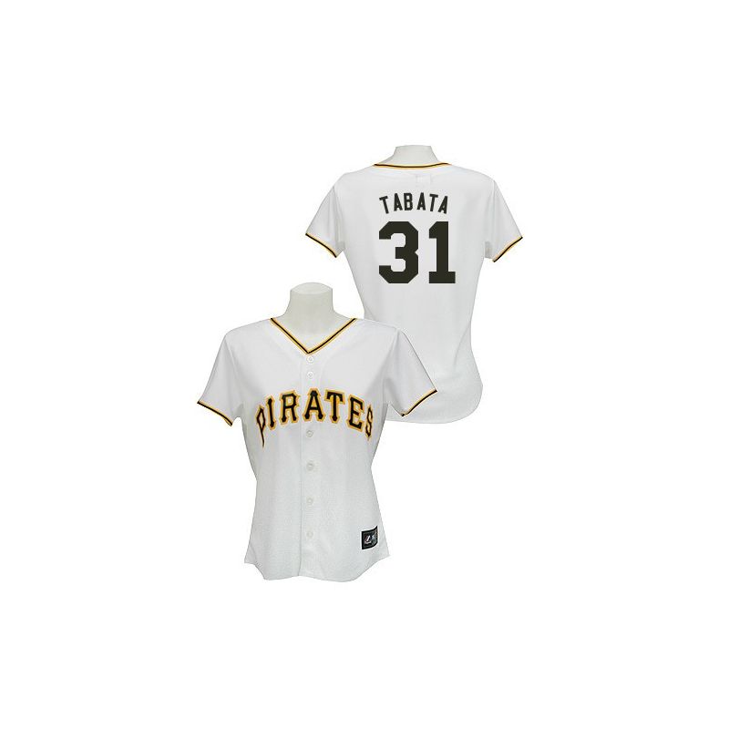 Cheap Jose Tabata Pirates Woman Jersey From China #31 White Cheap Jose Tabata Pirates Woman Jersey From China #31 White