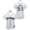 Cheap Ichiro Suzuki Mariners Woman Jersey From China #51 White