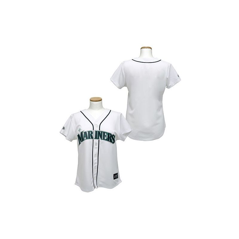 Cheap Mariners Woman Jersey From China White Blank