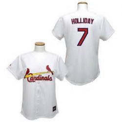 Cheap Matt Holliday Cardinals Woman Jersey From China #7 White