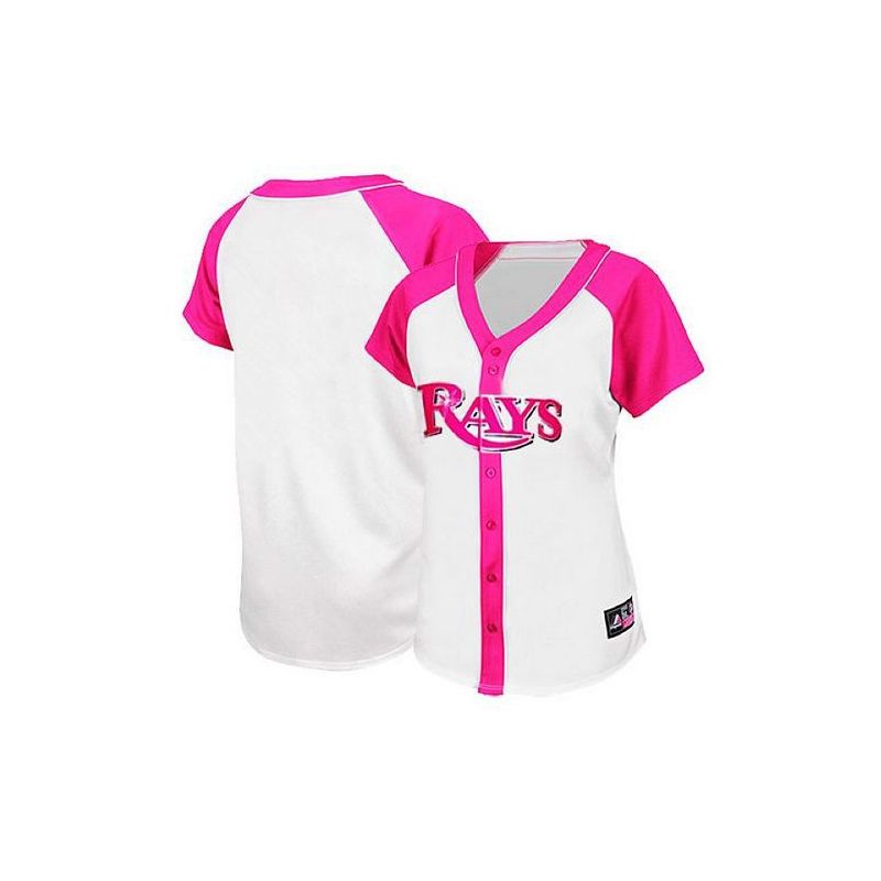 Cheap Rays Woman Jersey From China Pink Splash Fashion Blank