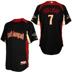 Cheap Matt Holliday Cardinals Jersey From China #7 Black 2011 All Star