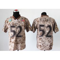 Cheap Ray Lewis Ravens Jersey From China #52 DOD Camo