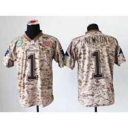 Cheap Cam Newton Panthers Jersey From China #1 DOD Camo