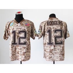 Cheap Aaron Rodgers Packers Jersey From China #12 DOD Camo