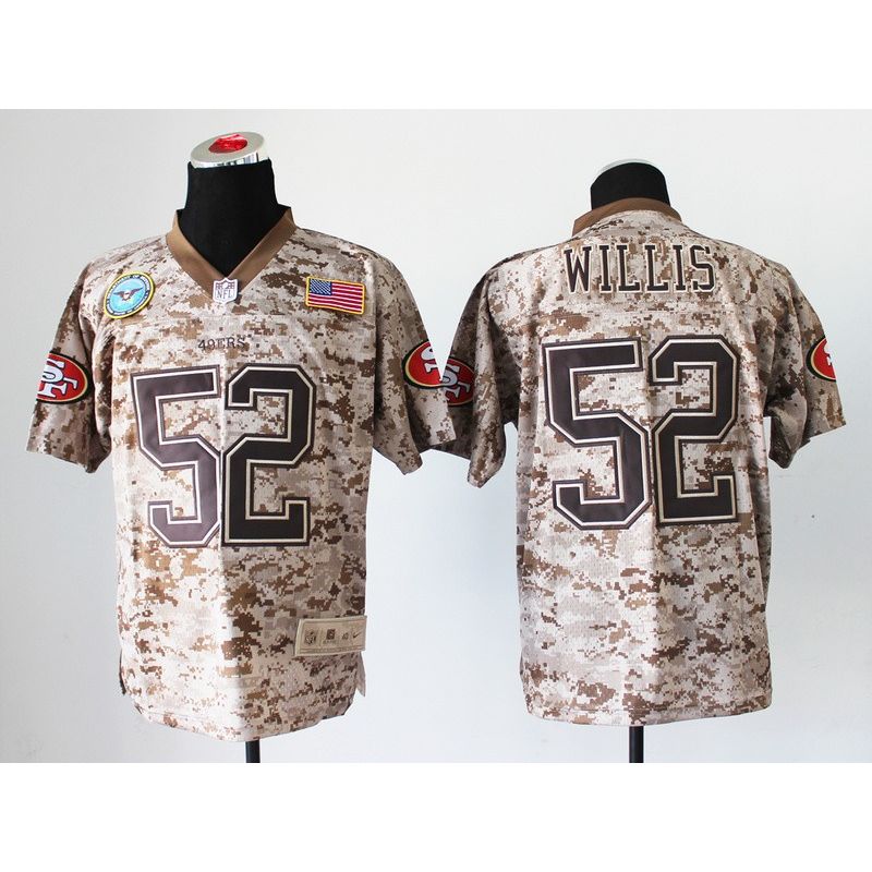 Cheap Patrick Willis 49ers Jersey From China #52 DOD Camo